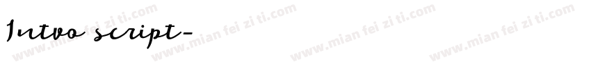 Intvo script字体转换